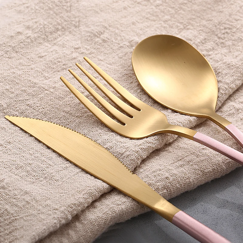 JueQi Tableware Set Cutlery Stainless Steel 304 Utensils Kitchen Dinnerware include Knife Fork TeaSpoons 18/10
JueQi Tableware Set Cutlery Stainless Steel 304 Utensils Kitchen Dinnerware include Knife Fork TeaSpoons 18/10