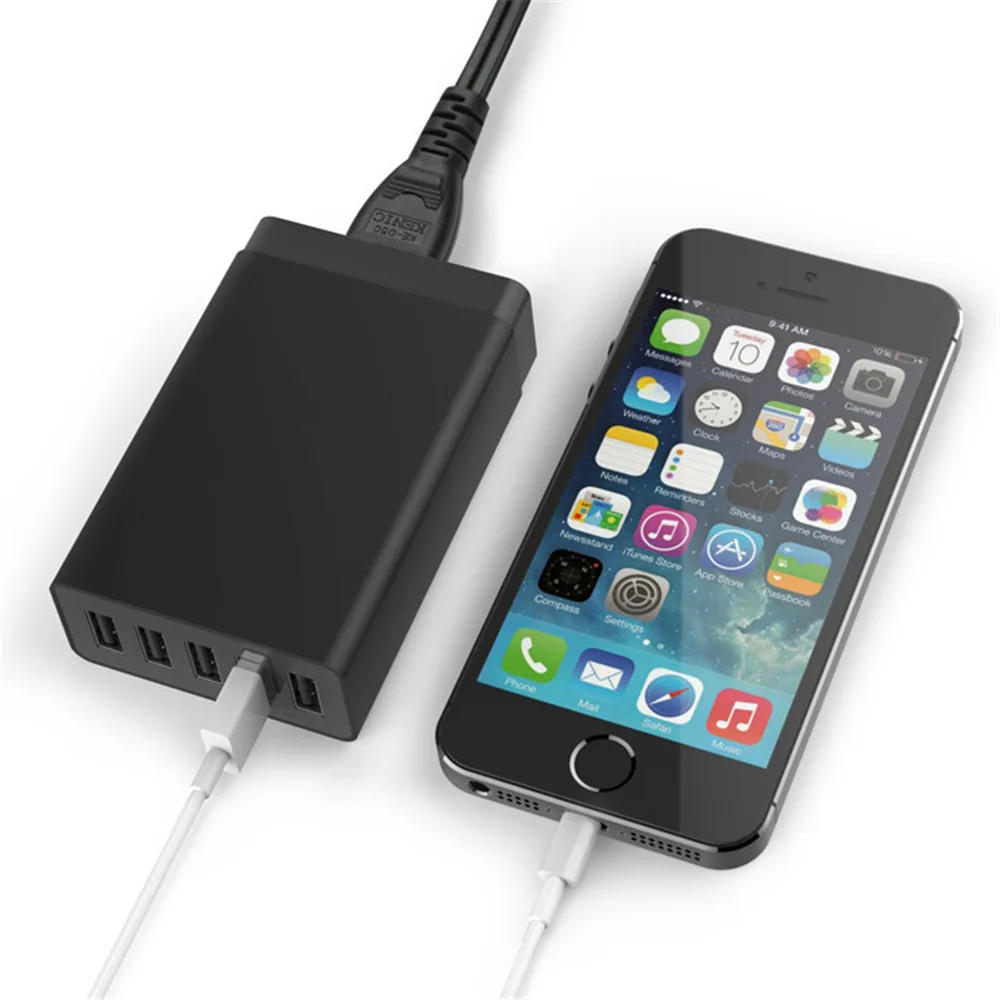 Сетевое зарядное устройство с 5 usb-портами 40 Вт 8 А В | Мобильные телефоны и