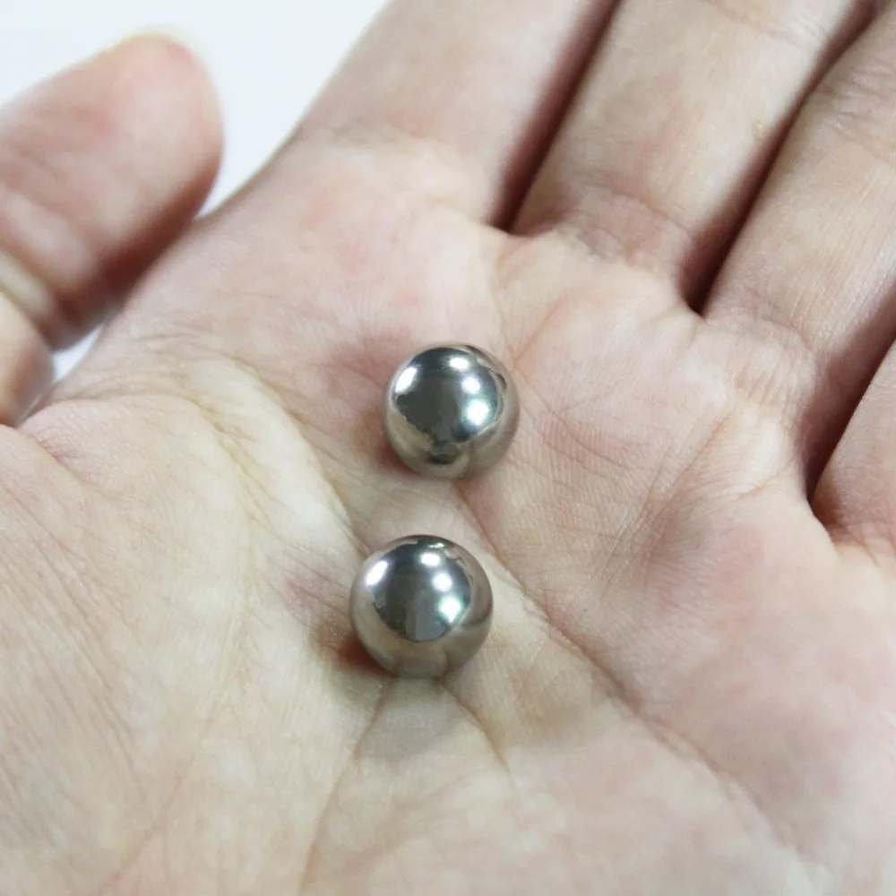 20PCS Mirror Surface 304 Stainless Steel Bead/Ball for Hunting, Bearing, Outdoor Sport, Diameter 10mm, Tolerance +-0.02mm
20PCS Mirror Surface 304 Stainless Steel Bead/Ball for Hunting, Bearing, Outdoor Sport, Diameter 10mm, Tolerance +-0.02mm