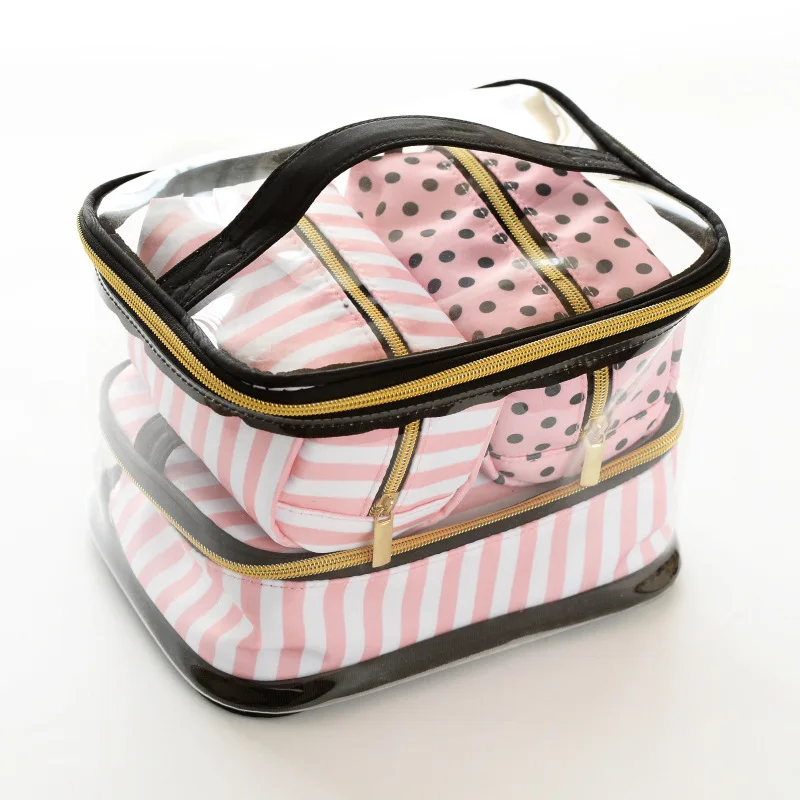 4Pcs/Set PVC Transparent Cosmetic Bag Women's Pink Travel Waterproof Clear Wash Organizer Pouch Beauty Makeup Case Accessories
4Pcs/Set PVC Transparent Cosmetic Bag Women's Pink Travel Waterproof Clear Wash Organizer Pouch Beauty Makeup Case Accessories