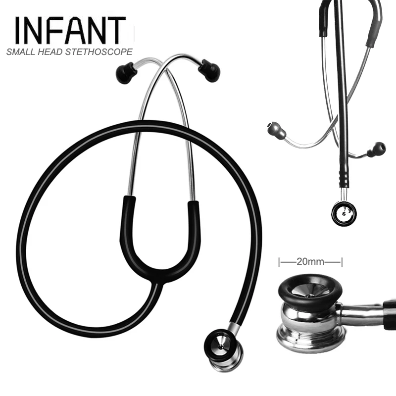 20mm Diameter Chestpiece Infant Neonatal Fetal Lightweight Cardiology Doctor Nurse Dual Head Baby Medical Cute Stethoscope
20mm Diameter Chestpiece Infant Neonatal Fetal Lightweight Cardiology Doctor Nurse Dual Head Baby Medical Cute Stethoscope