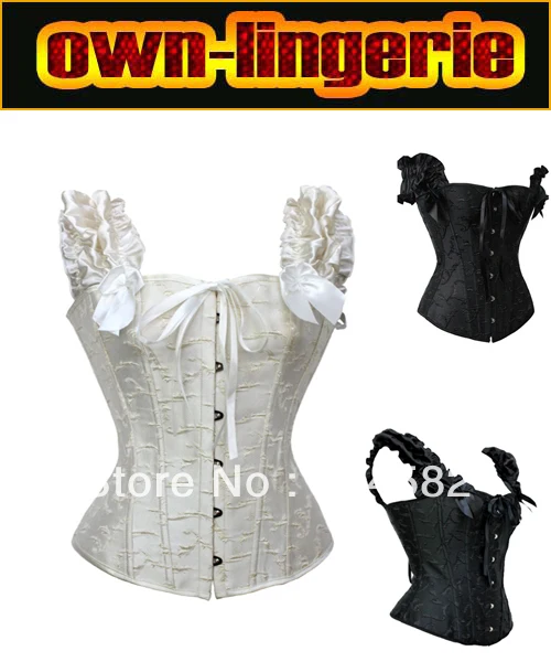 Free Shipping steel bone corset strap Corsets Women Ruffles Strap Tops bustier S,M,L,XL,2XL w3300a
Free Shipping steel bone corset strap Corsets Women Ruffles Strap Tops bustier S,M,L,XL,2XL w3300a