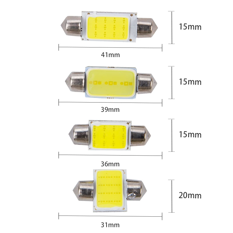 LYMOYO10pcs Автомобильный светодиодный фестон COB C5W 31MM 36MM 39MM 41MM 3W лампы для внутреннего освещения, чтения, Купольные гирлянды, белый свет для дорожек 12V
LYMOYO10pcs Автомобильный светодиодный фестон COB C5W 31MM 36MM 39MM 41MM 3W лампы для внутреннего освещения, чтения, Купольные гирлянды, белый свет для дорожек 12V