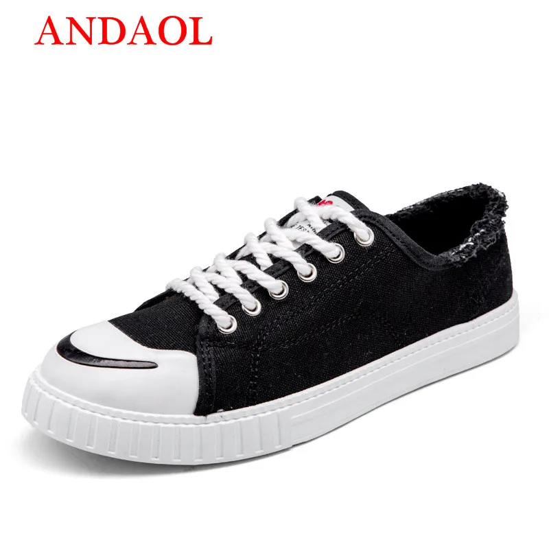 ANDAOL Men's Casual Shoes Top Quality Non-Slip Breathable Light Tenis Feminino Sneakers Luxury Lace-Up Campus Canvas Trainers
ANDAOL Men's Casual Shoes Top Quality Non-Slip Breathable Light Tenis Feminino Sneakers Luxury Lace-Up Campus Canvas Trainers