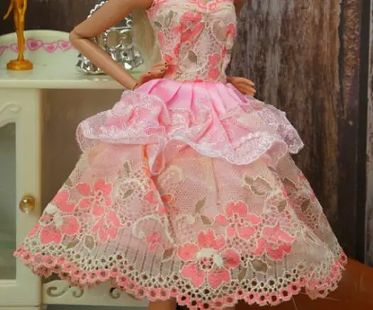 Новое платье для свадебной вечеринки Кукольное модная повседневная одежда