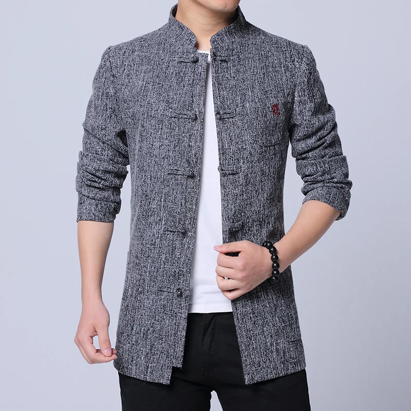 Chinese Style Clothes 2020 Spring New Fashion Classic Tang Suit Jacket Men Cotton Comfortable Fabric Mens Jackets and Coats
Chinese Style Clothes 2020 Spring New Fashion Classic Tang Suit Jacket Men Cotton Comfortable Fabric Mens Jackets and Coats