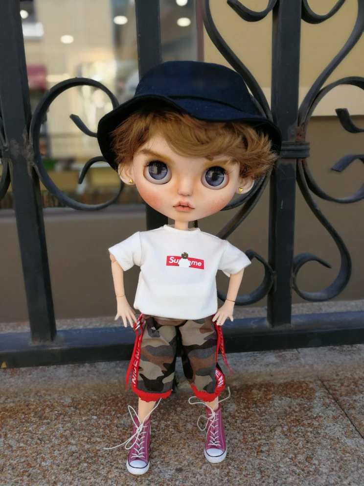T02-X593 Blyth Doll clothes 1/6 dolls azone Accessories handmade clothes High collar T-shirt camouflage pants
T02-X593 Blyth Doll clothes 1/6 dolls azone Accessories handmade clothes High collar T-shirt camouflage pants