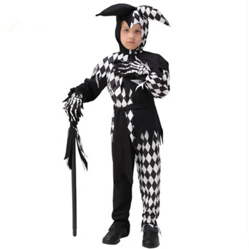 black white clown costumes halloween cosplay for boys skull costumes devil cosplay suit carnival clothing masquerade clothing
black white clown costumes halloween cosplay for boys skull costumes devil cosplay suit carnival clothing masquerade clothing
