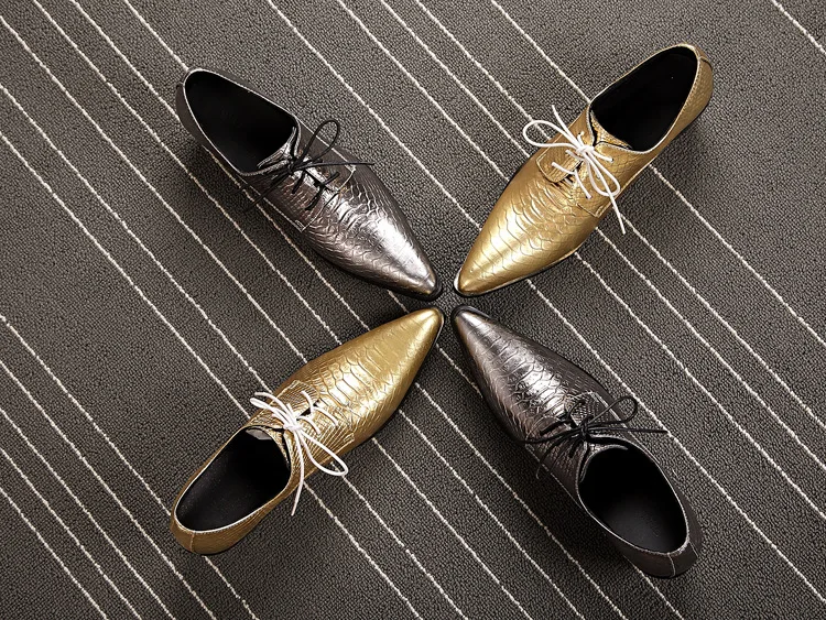 Personality Pointed Small Shoes Men's Dress Shoes Leather Luxury Fashion Oxford Shoes
Personality Pointed Small Shoes Men's Dress Shoes Leather Luxury Fashion Oxford Shoes