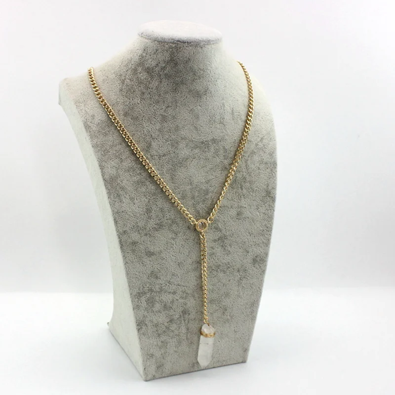 LongWay Punk Long Gold Color Necklaces Long Crystal Necklace European and American retro exaggerated Jewelry for Women SNE160154
LongWay Punk Long Gold Color Necklaces Long Crystal Necklace European and American retro exaggerated Jewelry for Women SNE160154