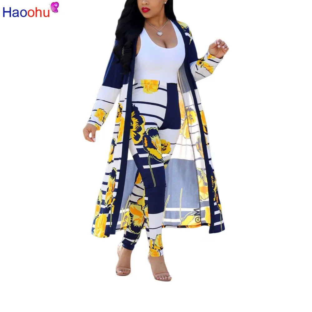 Blue Yellow Floral Print Sexy Two Piece Set Women Summer Full Sleeve Striped Maxi Open Stitch High Waist Long Trouser Outfit
Blue Yellow Floral Print Sexy Two Piece Set Women Summer Full Sleeve Striped Maxi Open Stitch High Waist Long Trouser Outfit