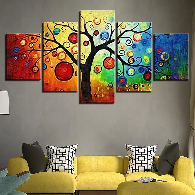 5 Piece Abstract color tree Painting large Canvas Wall Art huge Modern Decor Printed Painting Canvas Pictures for Living Room
5 Piece Abstract color tree Painting large Canvas Wall Art huge Modern Decor Printed Painting Canvas Pictures for Living Room