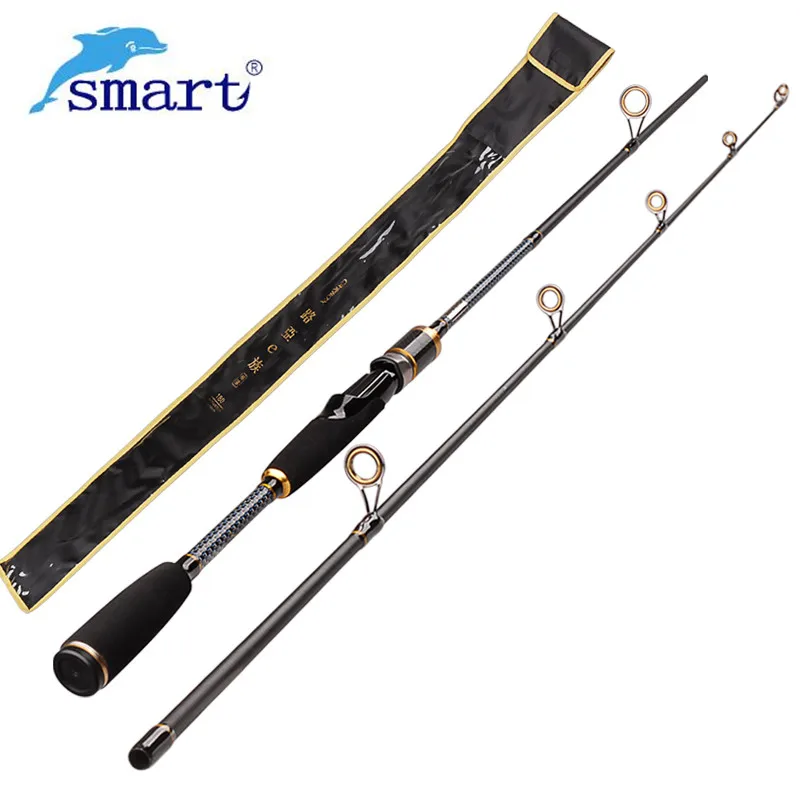 

1.8m 2.1m 2.4m Spinning Rod 2 Section Power:M Carbon Portable Lure Rods Vara De Pesca Carp Peche Fishing Tackle