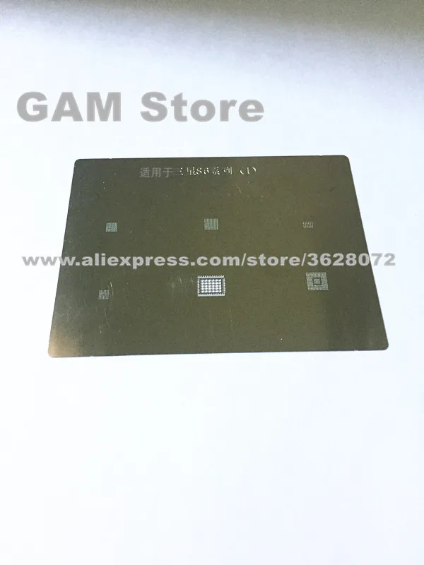 For Samsung S6 BGA Stencil Power wifi Charger Baseband IC Reballing Pin BGA Direct Heating Template 5pcs/lot
For Samsung S6 BGA Stencil Power wifi Charger Baseband IC Reballing Pin BGA Direct Heating Template 5pcs/lot