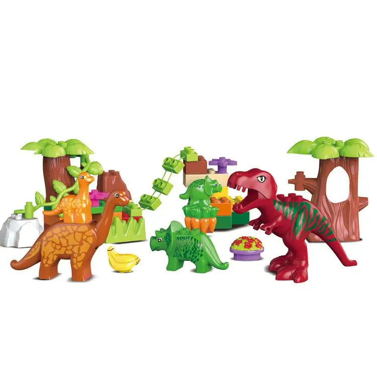 40Pcs Set Large particles Animal dinosaur World Model toys Dino Valley Building Blocks Sets Bricks Compatible Duploe
40Pcs Set Large particles Animal dinosaur World Model toys Dino Valley Building Blocks Sets Bricks Compatible Duploe