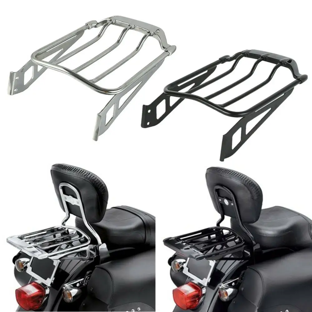 Motorcycle Two Up Luggage Rack For Harley Softail 2006-2017 FXST Fat Boy FLSTF Night Train Air Wing
Motorcycle Two Up Luggage Rack For Harley Softail 2006-2017 FXST Fat Boy FLSTF Night Train Air Wing