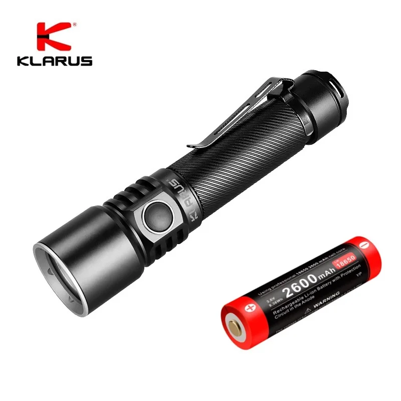 Original Klarus ST15R LED Flashlight CREE XP-L HD V6 1200 Lumen Rechargeable Flashligwith 18650 Battery for Cycling
Original Klarus ST15R LED Flashlight CREE XP-L HD V6 1200 Lumen Rechargeable Flashligwith 18650 Battery for Cycling