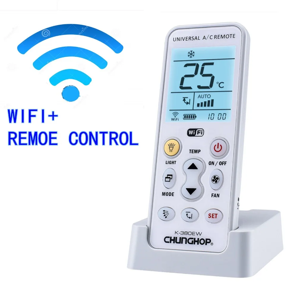 NEW EU/US PLUG WIFI Universal A/C controller Air Conditioner conditioning remote control CHUNGHOP K-380EW
NEW EU/US PLUG WIFI Universal A/C controller Air Conditioner conditioning remote control CHUNGHOP K-380EW