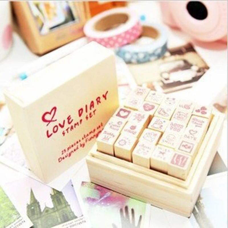 25pcs/lot Korea Practical Cute Diary Decorative Seal Packages Mobile Models Stationery Set
25pcs/lot Korea Practical Cute Diary Decorative Seal Packages Mobile Models Stationery Set