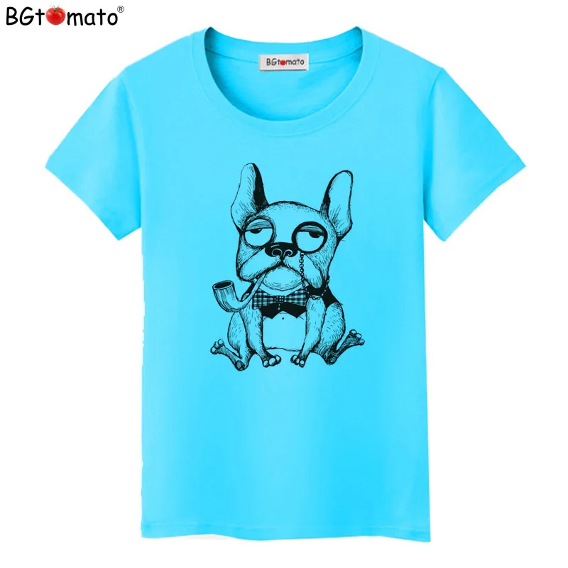 BGtomato милая животная собака дешевые продажи летняя одежда забавная футболка