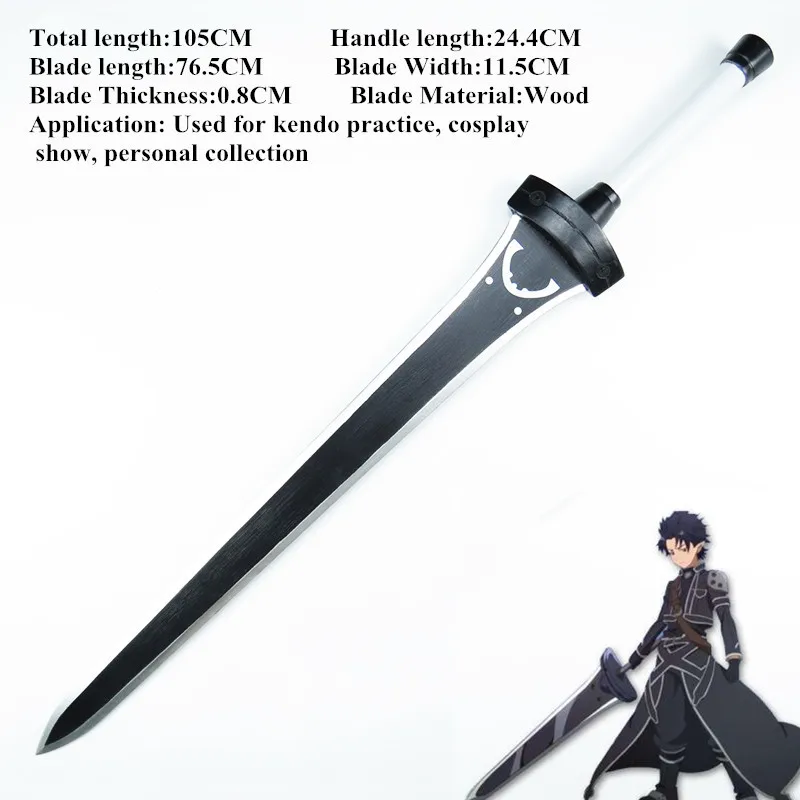 Sword Art Online SAO Alicization Kirigaya Kazuto/Kirito's Wooden Sword Cosplay Props Weapons No Sharp Decorative for Halloween
Sword Art Online SAO Alicization Kirigaya Kazuto/Kirito's Wooden Sword Cosplay Props Weapons No Sharp Decorative for Halloween