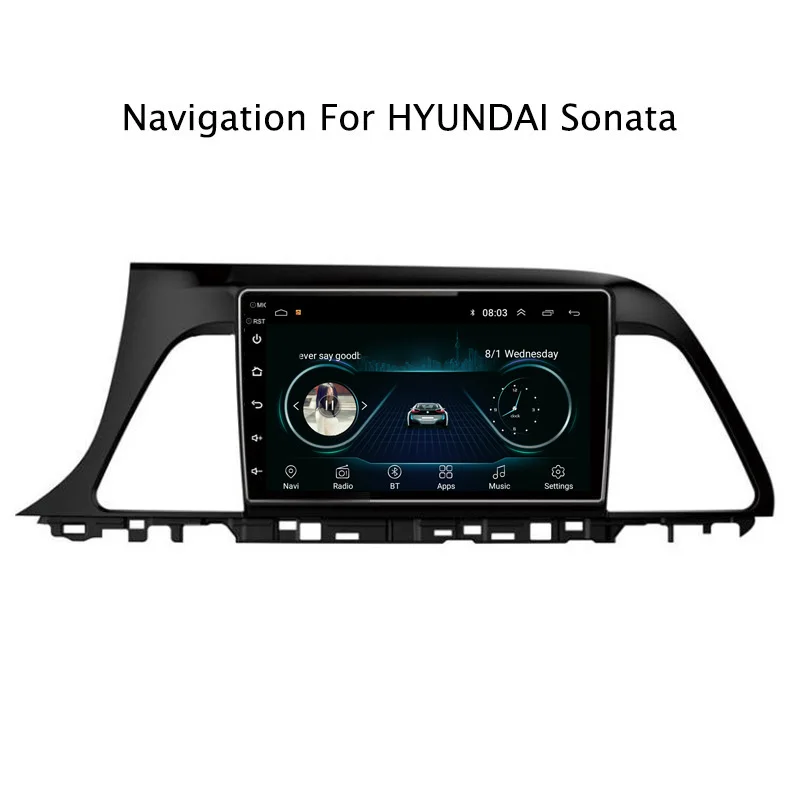 9 "2.5D IPS Android 8 1 автомобильный DVD GPS плеер для Hyundai Sonata 2016 2017 2018 Радио стерео