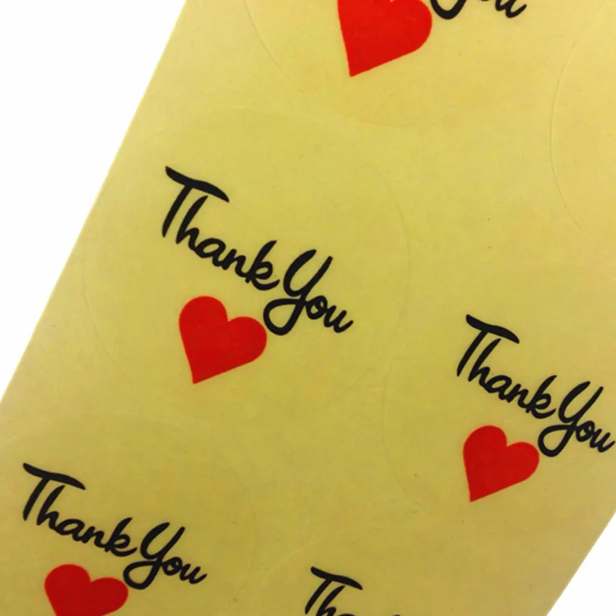 100 Pcs/lot Transparent Thank You Red Heart Round Seal Sticker Adhesive Kraft Seal Sticker For Baking Gift
100 Pcs/lot Transparent Thank You Red Heart Round Seal Sticker Adhesive Kraft Seal Sticker For Baking Gift