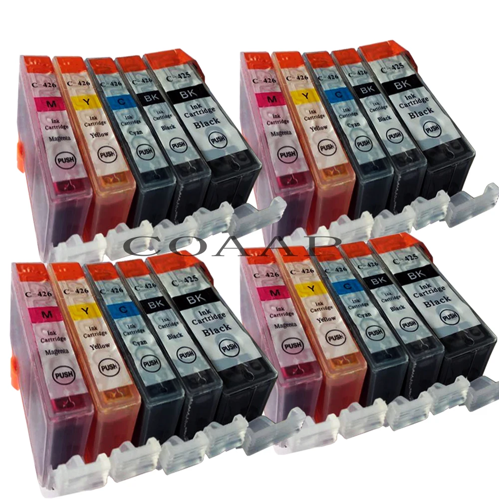 Compatible ink cartridge PGI-425 CLI-426 for canon 425 426 PIXMA MG6140 MG6240 MG8140 MG8240 printer
Compatible ink cartridge PGI-425 CLI-426 for canon 425 426 PIXMA MG6140 MG6240 MG8140 MG8240 printer