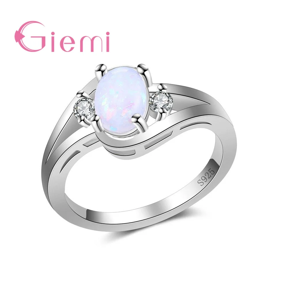 Elegant Women Gifts for Engagement Shiny Clear Opal Jewelry Solid 925 Sterling Silver Rings Female Lovers Best Gifts
Elegant Women Gifts for Engagement Shiny Clear Opal Jewelry Solid 925 Sterling Silver Rings Female Lovers Best Gifts