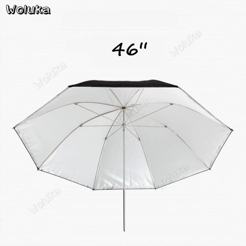 46-дюймовый двухслойный зонт для фотостудии отражающий мягкий белый фотография с