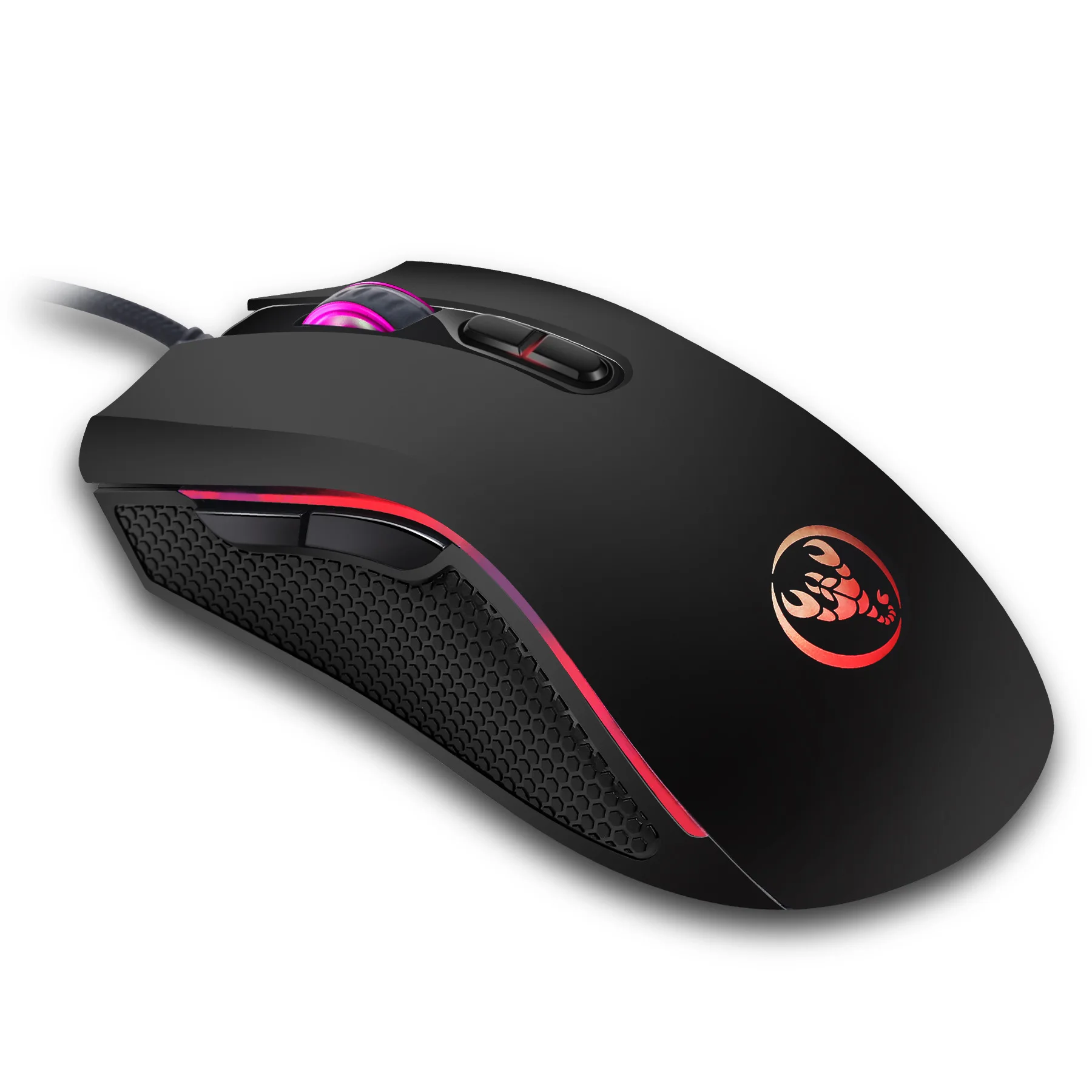 Hongsund brand High-end optical professional gaming mouse with 7 bright colors LED backlit and ergonomics design For LOL CS
Hongsund brand High-end optical professional gaming mouse with 7 bright colors LED backlit and ergonomics design For LOL CS