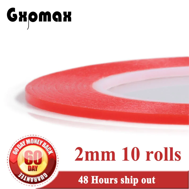 10x (0.2mm Thick) 2mm *25M Strong Acrylic Adhesive Clear Double Sided Tape, No Trace, for Phone Display, Battery, Lens Assemble
10x (0.2mm Thick) 2mm *25M Strong Acrylic Adhesive Clear Double Sided Tape, No Trace, for Phone Display, Battery, Lens Assemble
