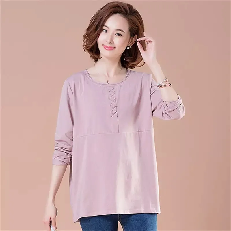 95% Cotton Simple Style Women Spring Autumn Style T Shirts Lady Casual Slim Style V-Neck Solid Color Tees Shirt Tops DF2039
95% Cotton Simple Style Women Spring Autumn Style T Shirts Lady Casual Slim Style V-Neck Solid Color Tees Shirt Tops DF2039