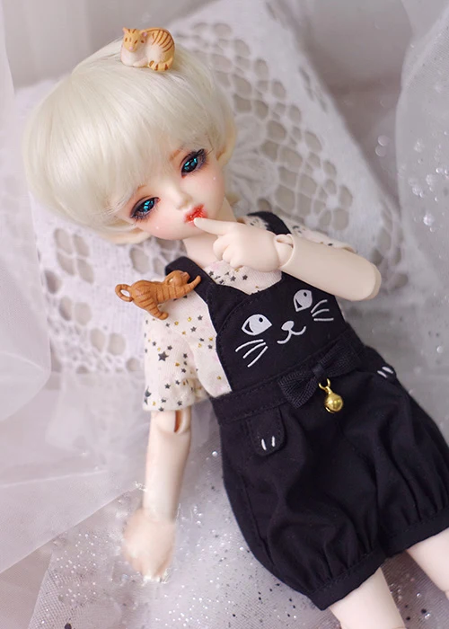 BJD doll clothes BJD pants small bell cat overalls for 1/6 BJD YOSD doll size pants doll accessories 
BJD doll clothes BJD pants small bell cat overalls for 1/6 BJD YOSD doll size pants doll accessories