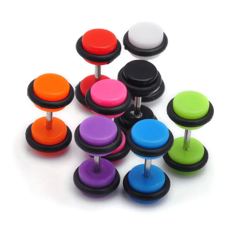 2pcs Screw Stud Earrings Men Stainless Steel Cheater Fake Ear Plugs Illusion Tunnel Piercing Jewelry Wholesale Free Ship
2pcs Screw Stud Earrings Men Stainless Steel Cheater Fake Ear Plugs Illusion Tunnel Piercing Jewelry Wholesale Free Ship