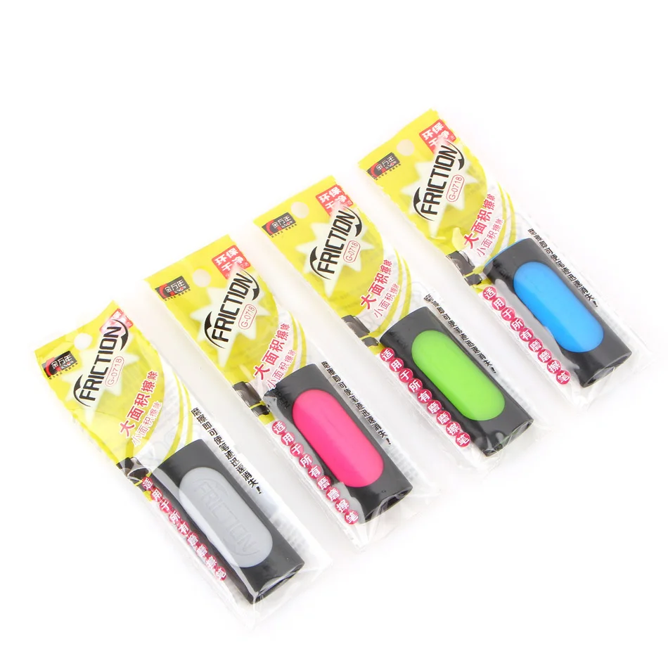 4pcs/lot Ink Eraser Friction For Erasable Pen 50mm*20mm Rubber Pencil Stationery Office School Supplies
4pcs/lot Ink Eraser Friction For Erasable Pen 50mm*20mm Rubber Pencil Stationery Office School Supplies