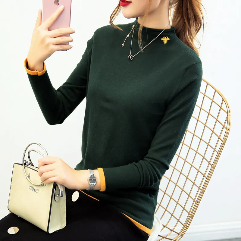 FEMALE SWEATER winter 2020 turtlenecks women's pullover korean sweater female top women round neck sweaters Pullover turtleneck
FEMALE SWEATER winter 2020 turtlenecks women's pullover korean sweater female top women round neck sweaters Pullover turtleneck
