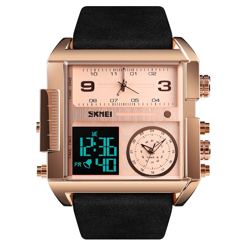 Golden Rectangle Mens Watches Top Brand Luxury leather Led Relogio Masculino Alarm Analog Digital Male Wristwatch With Date 2019
Golden Rectangle Mens Watches Top Brand Luxury leather Led Relogio Masculino Alarm Analog Digital Male Wristwatch With Date 2019