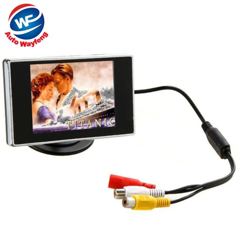 Factory Price New 3.5 Hign Definition Color Car monitor TFT LCD Rearview Monitor for DVD reversing camera Free shipping WF
Factory Price New 3.5 Hign Definition Color Car monitor TFT LCD Rearview Monitor for DVD reversing camera Free shipping WF