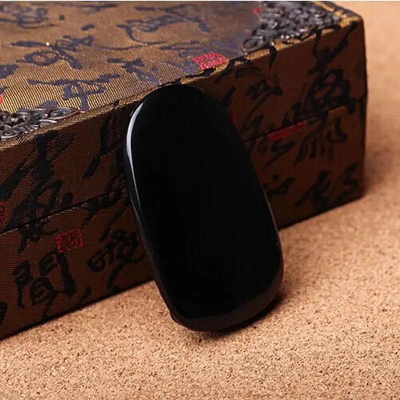 Natural Obsidian nanhai Guanyin Pendant Peace auspicious ornaments men and women'spendant
Natural Obsidian nanhai Guanyin Pendant Peace auspicious ornaments men and women'spendant