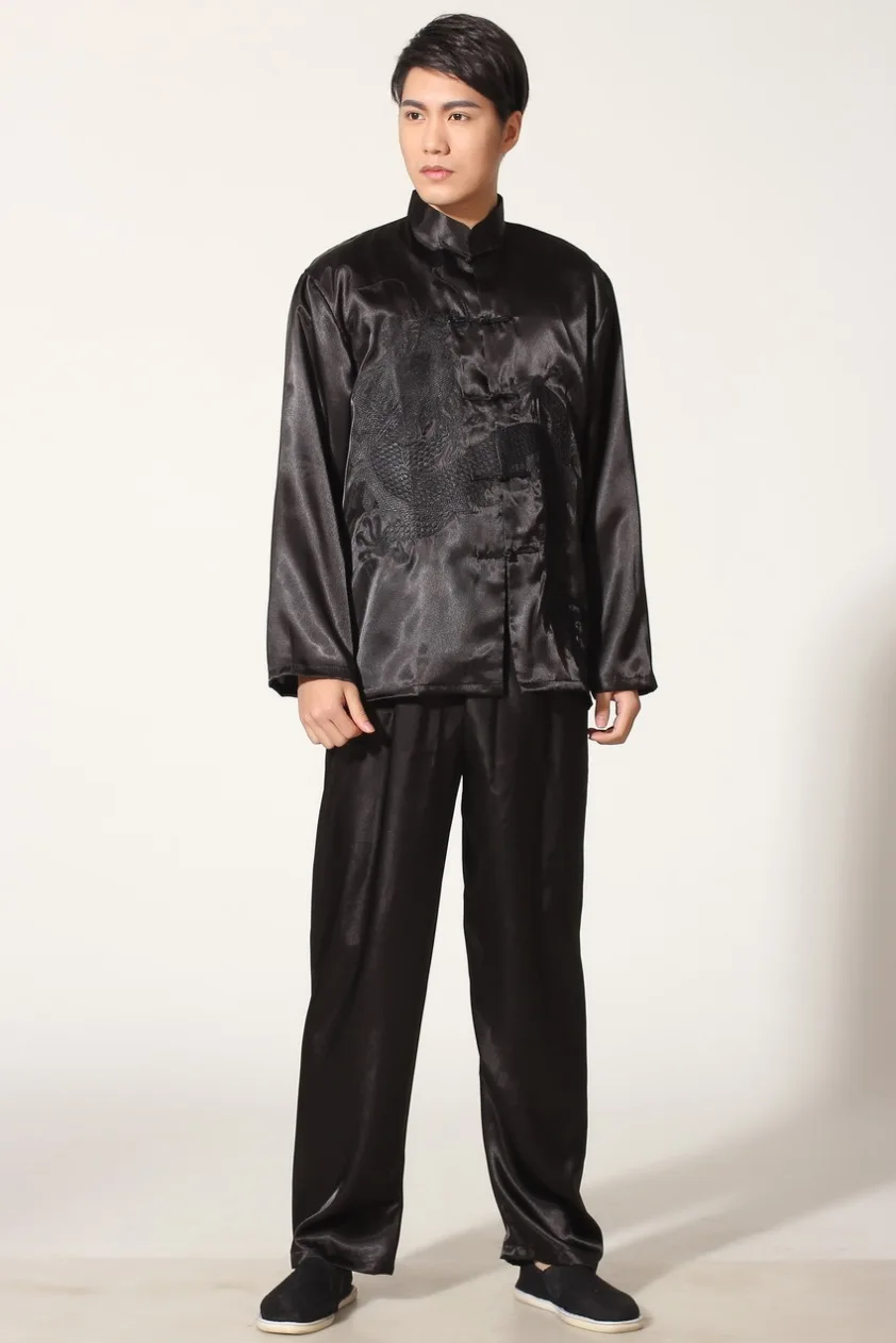 Shanghai Story Spring men clothing set kung fu suit set men chinese Tai chi suit dragon embroidery shirt + pants 5 color
Shanghai Story Spring men clothing set kung fu suit set men chinese Tai chi suit dragon embroidery shirt + pants 5 color