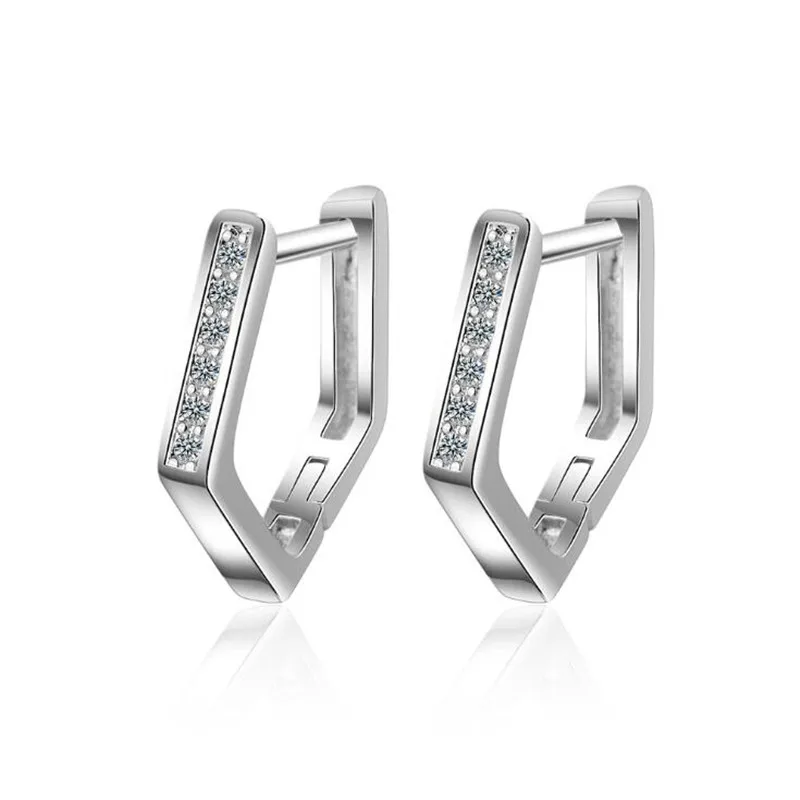 New Exquisite Temperament Korean Style Fashion Silver Plated Jewelry Crystal Geometric Dangle Earrings XZE226
New Exquisite Temperament Korean Style Fashion Silver Plated Jewelry Crystal Geometric Dangle Earrings XZE226