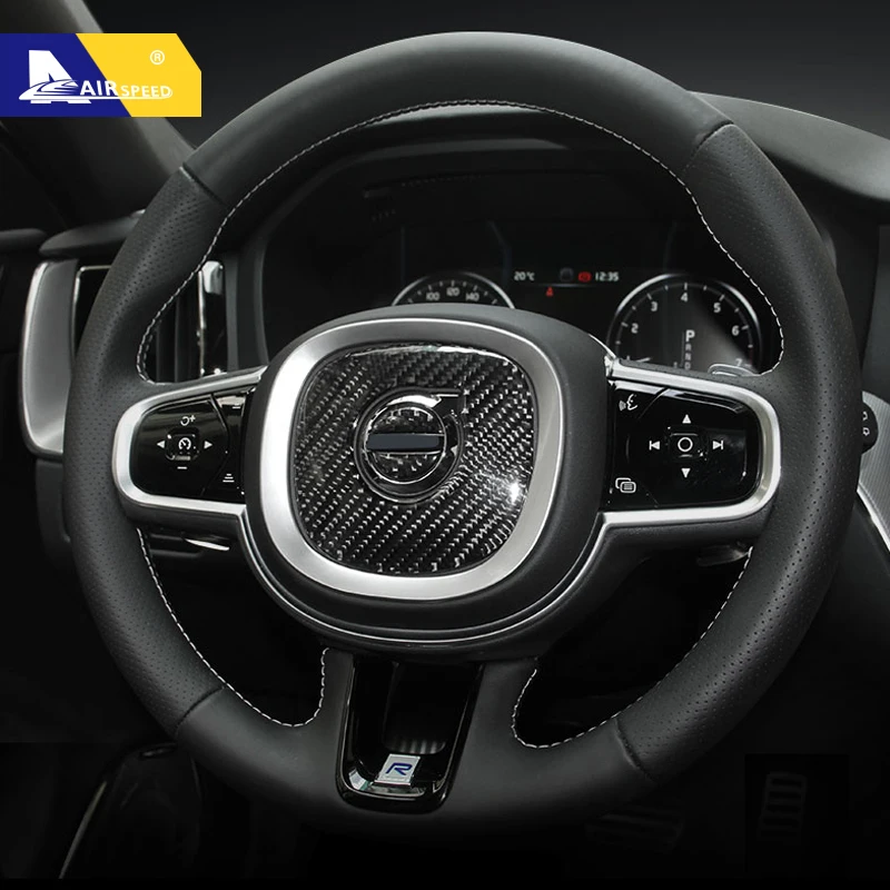 Hot Sales For Volvo XC60 2018 XC90 S90 V90 Accessories Carbon Fiber Steering Wheel Stickers Car Interior Decoration Car Styling
Hot Sales For Volvo XC60 2018 XC90 S90 V90 Accessories Carbon Fiber Steering Wheel Stickers Car Interior Decoration Car Styling