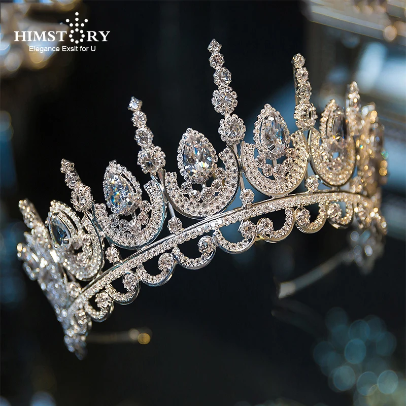 Himstory Noble Beauty Princess Tiara Cubic Zircon Wedding Bridal Crown Rhinestone Pageant Headpieces For Brides Headbands
Himstory Noble Beauty Princess Tiara Cubic Zircon Wedding Bridal Crown Rhinestone Pageant Headpieces For Brides Headbands