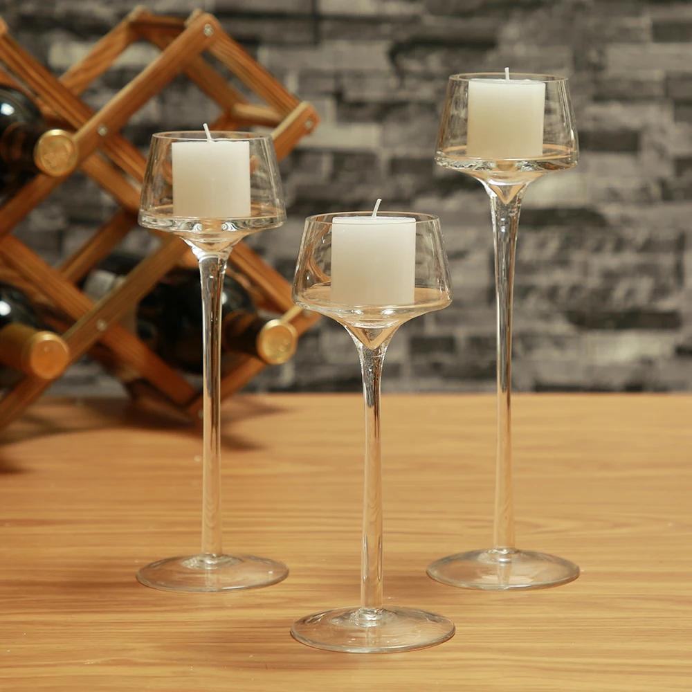 3PCS Set Crystal Glass Candle Holder Decorative Candle Vase Tall Candleholder Wedding Home Bar Party Decoration Candlestick
3PCS Set Crystal Glass Candle Holder Decorative Candle Vase Tall Candleholder Wedding Home Bar Party Decoration Candlestick