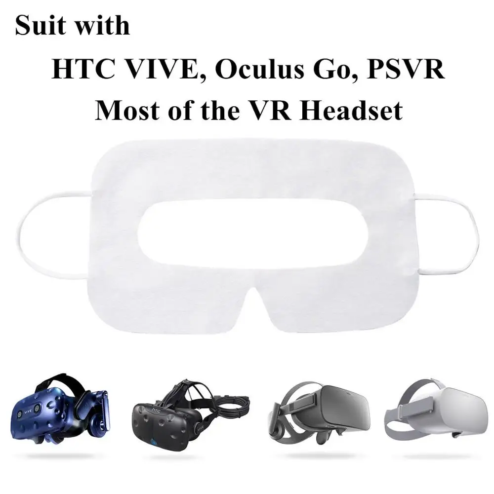 50 шт VeeR одноразовые маски Виртуальная реальность лицевая Крышка для VR гарнитуры