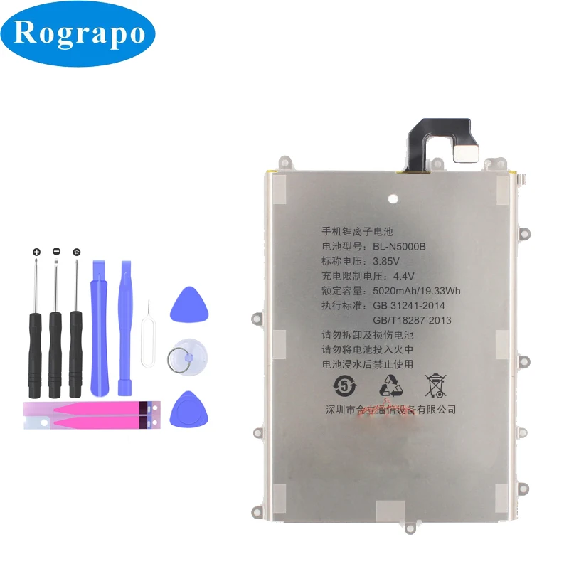 5020mAh Original BL-N5000B Mobile Phone Replacement Battery For Gionee M5 plus GN8001 Bateria Batterij Smartphone Batteries
5020mAh Original BL-N5000B Mobile Phone Replacement Battery For Gionee M5 plus GN8001 Bateria Batterij Smartphone Batteries