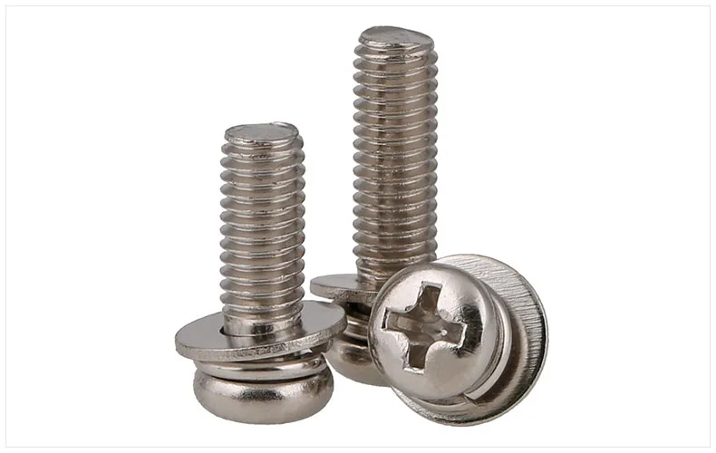 GB9074.8 304 stainless steel round head Three combination screw M2 M2.5 M3 M4 M5 M6 M8 M10 screws bolt
GB9074.8 304 stainless steel round head Three combination screw M2 M2.5 M3 M4 M5 M6 M8 M10 screws bolt