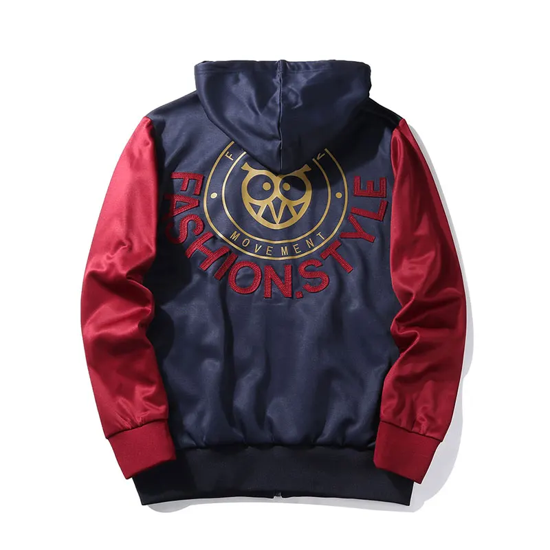 Men Patchwork Hoodies Casual Owl Printed Hoodies Fashion Brand Embroidery Autumn Male Hoody Jacket Sweatshirt Outwear Homme
Men Patchwork Hoodies Casual Owl Printed Hoodies Fashion Brand Embroidery Autumn Male Hoody Jacket Sweatshirt Outwear Homme
