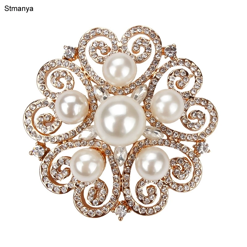 Retro palace crystal roses pearl round Flower brooch high-quality Rhinestone collar Shawl Scarf accessories pins jewelry H1040
Retro palace crystal roses pearl round Flower brooch high-quality Rhinestone collar Shawl Scarf accessories pins jewelry H1040